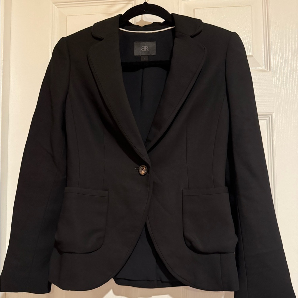 Banana Republic Black Blazer Tailored Suit Jacket